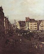 Bernardo Bellotto Ansicht von Dresden, Der Altmarkt von der Seegasse aus Spain oil painting artist